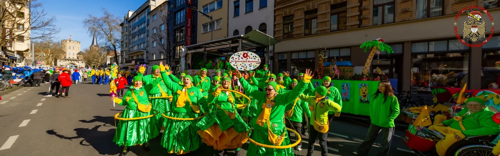 Kostümpreis (Vorstand Freunde und Förderer des Kölnischen Brauchtums e.V. und Zugleitung): (Gruppe V4) De raderdollen Merheimer